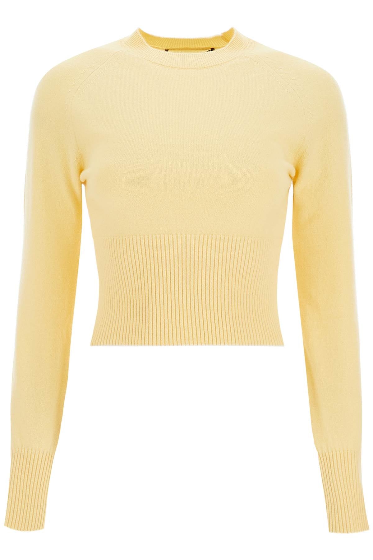 JACQUEMUS Fitted Cropped Pullover - The Threshold