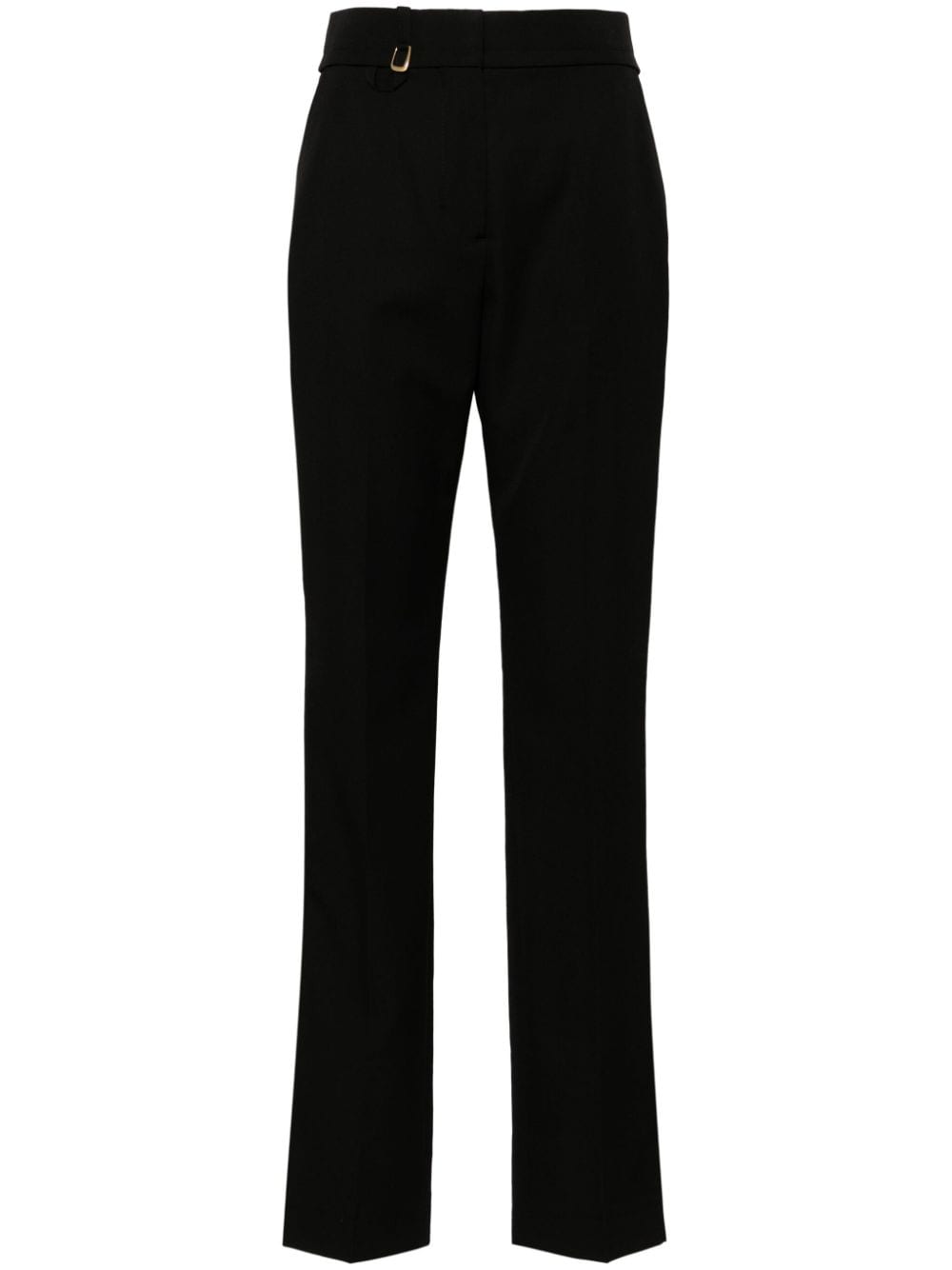 JACQUEMUS High Waist Tailored Pants with Split Ankle Detail