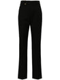 JACQUEMUS High Waist Tailored Pants with Split Ankle Detail