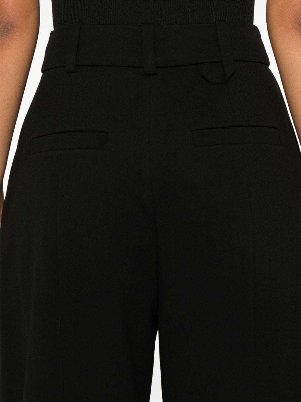 JACQUEMUS Wide Leg Pants with Concealed Front Fastening for Women