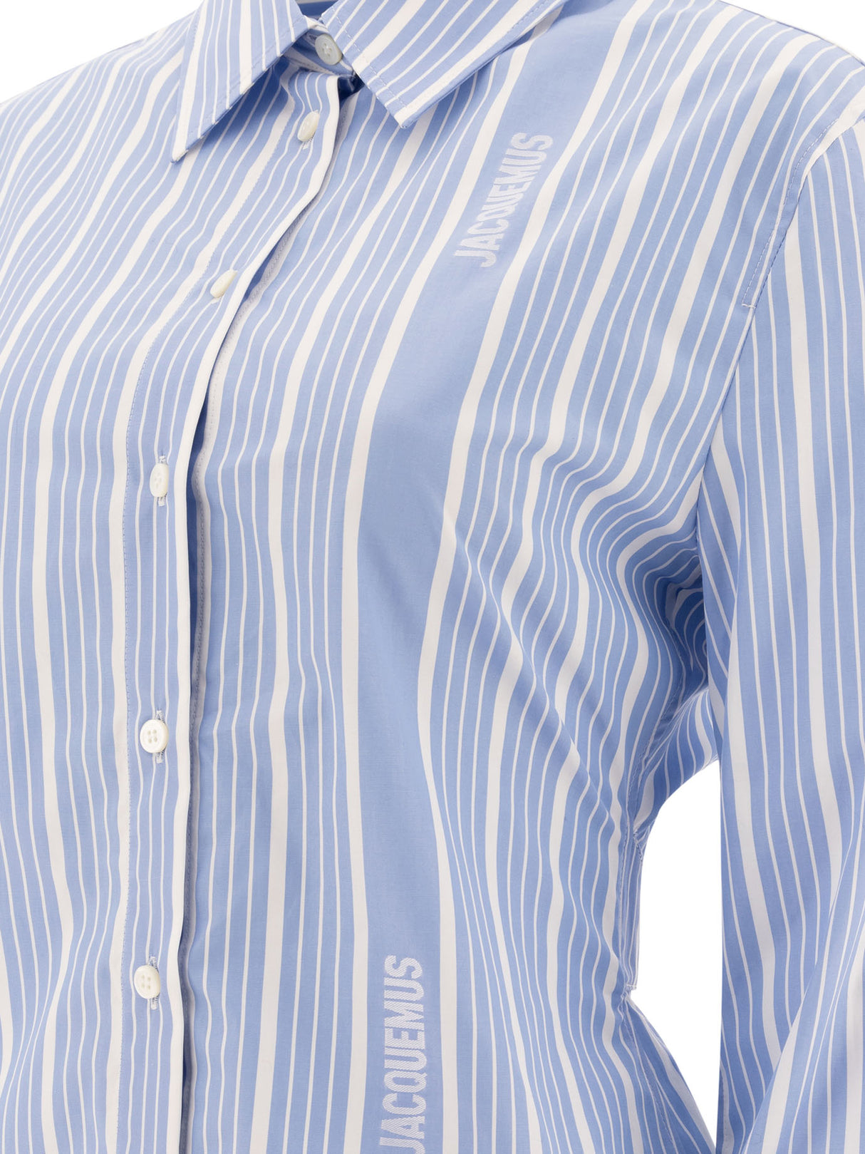 JACQUEMUS Slim Fit Long Sleeve Classic Collar Shirt