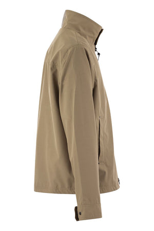 CANADA GOOSE Men's Transitional Workwear Jacket with Shoulder Patch in Tan