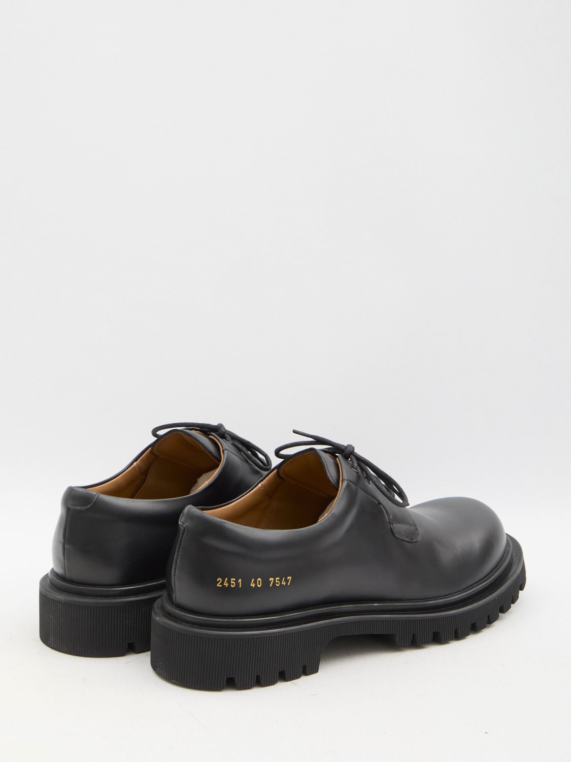 COMMON PROJECTS Chunky Derby Dress Shoes - Classic Black