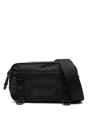 MOSCHINO COUTURE Logo-Patch Adjustable Waist Strap Handbag