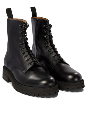 COMMON PROJECTS Elegant Leather Combat Boots