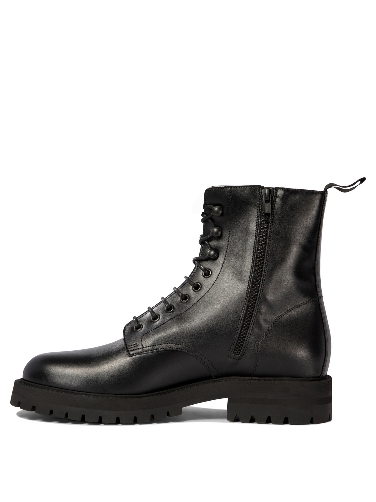 COMMON PROJECTS Elegant Leather Combat Boots