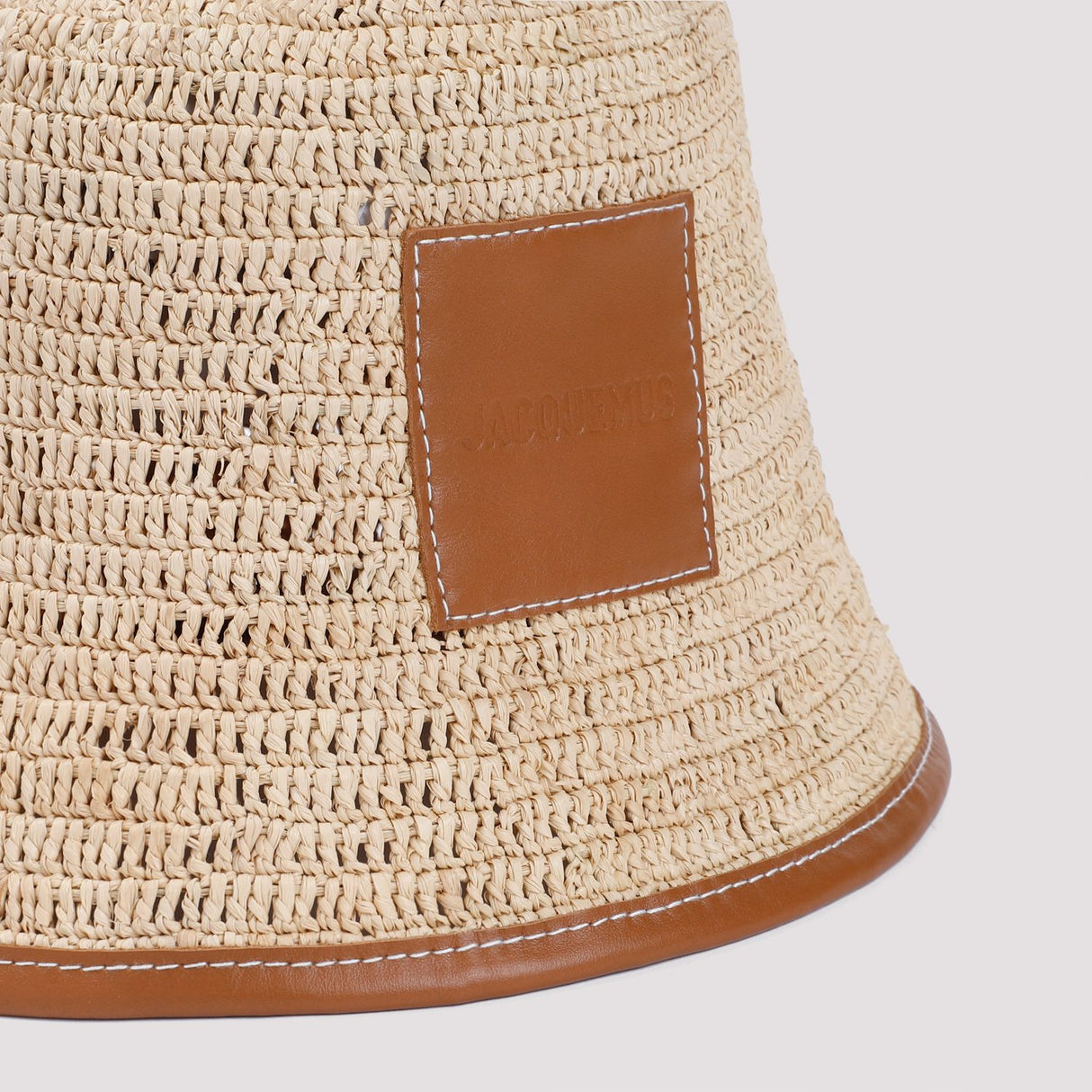 JACQUEMUS Chic Summer Raffia Bucket Hat