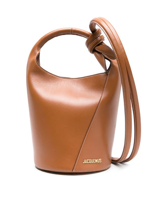 JACQUEMUS Mini Leather Handbag - 22cm x 25cm x 22cm