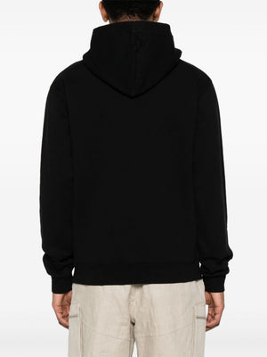 JACQUEMUS Classic Regular Fit Grosgrain Sweatshirt in Black