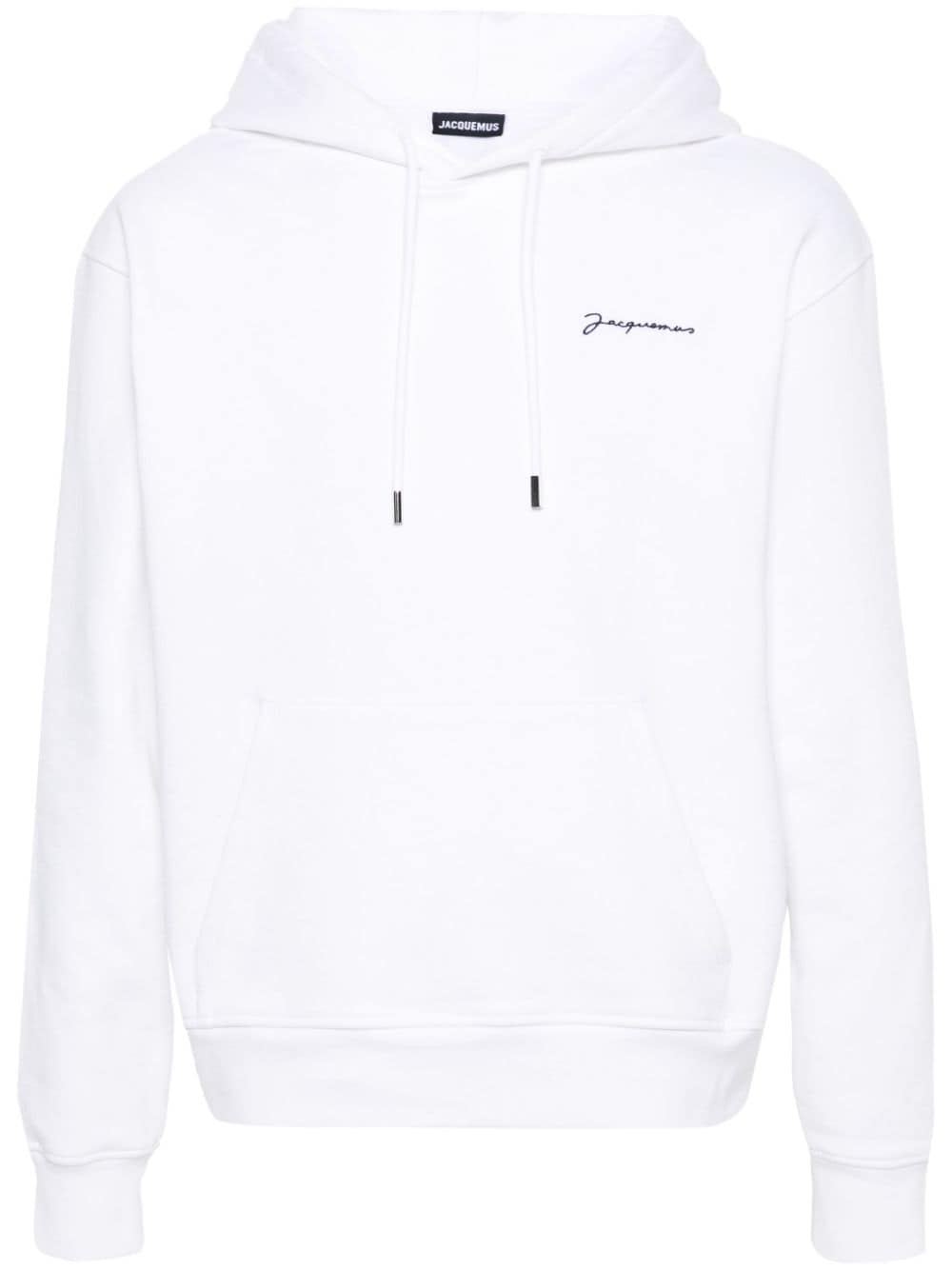 JACQUEMUS Organic Cotton Hoodie in Chic Black for Women - SS24 Collection