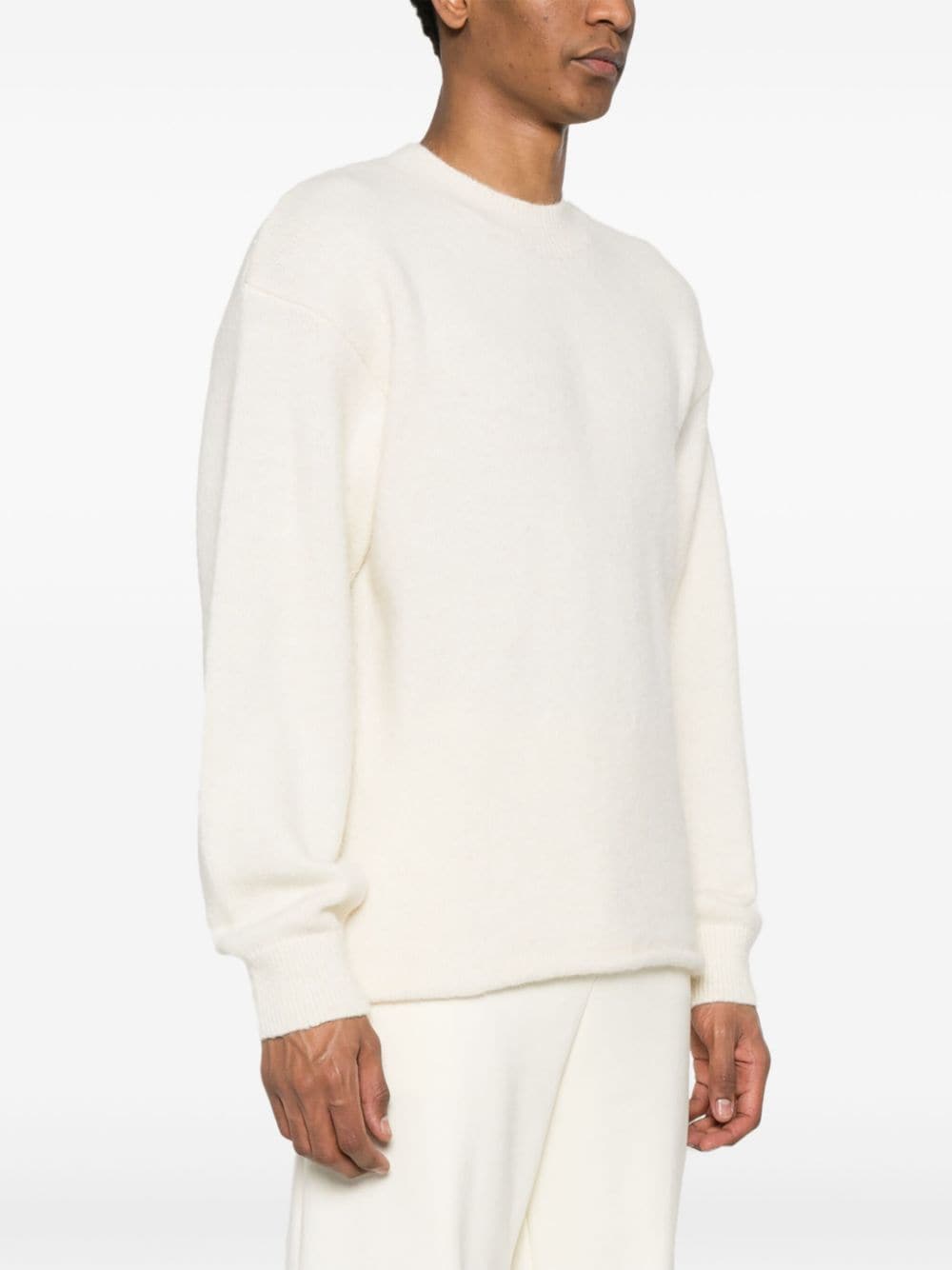 JACQUEMUS Alpaca Wool Blend Crew Neck Jumper