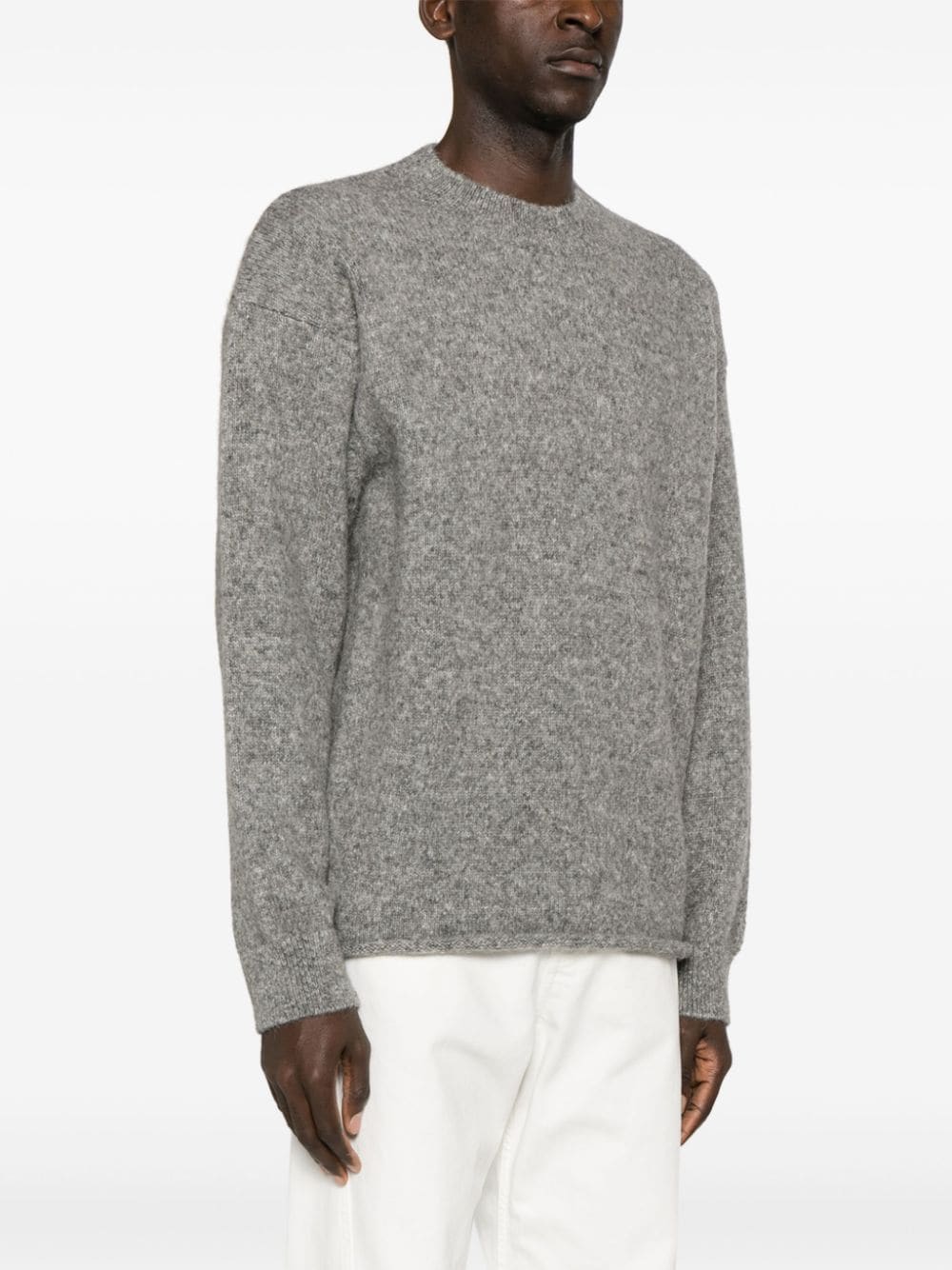 JACQUEMUS Alpaca Wool Blend Crew Neck Jumper