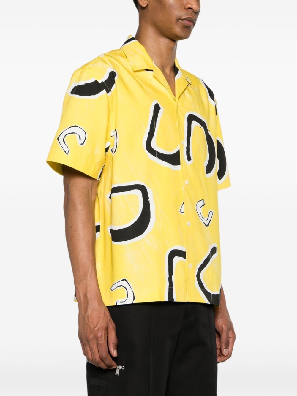 Men's Jacquemus Printed Cotton Bowling Shirt