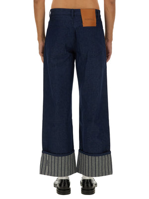 JACQUEMUS Oversized Wide Denim Jeans - Size 30