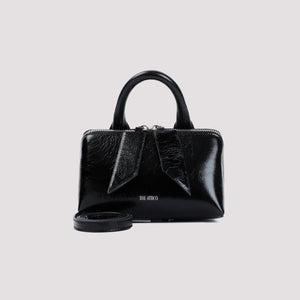 THE ATTICO Luxurious Mini Leather Handbag W18cm x H10cm x D10cm