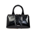 THE ATTICO Crinkled Lambskin Handbag with Rolled Handles