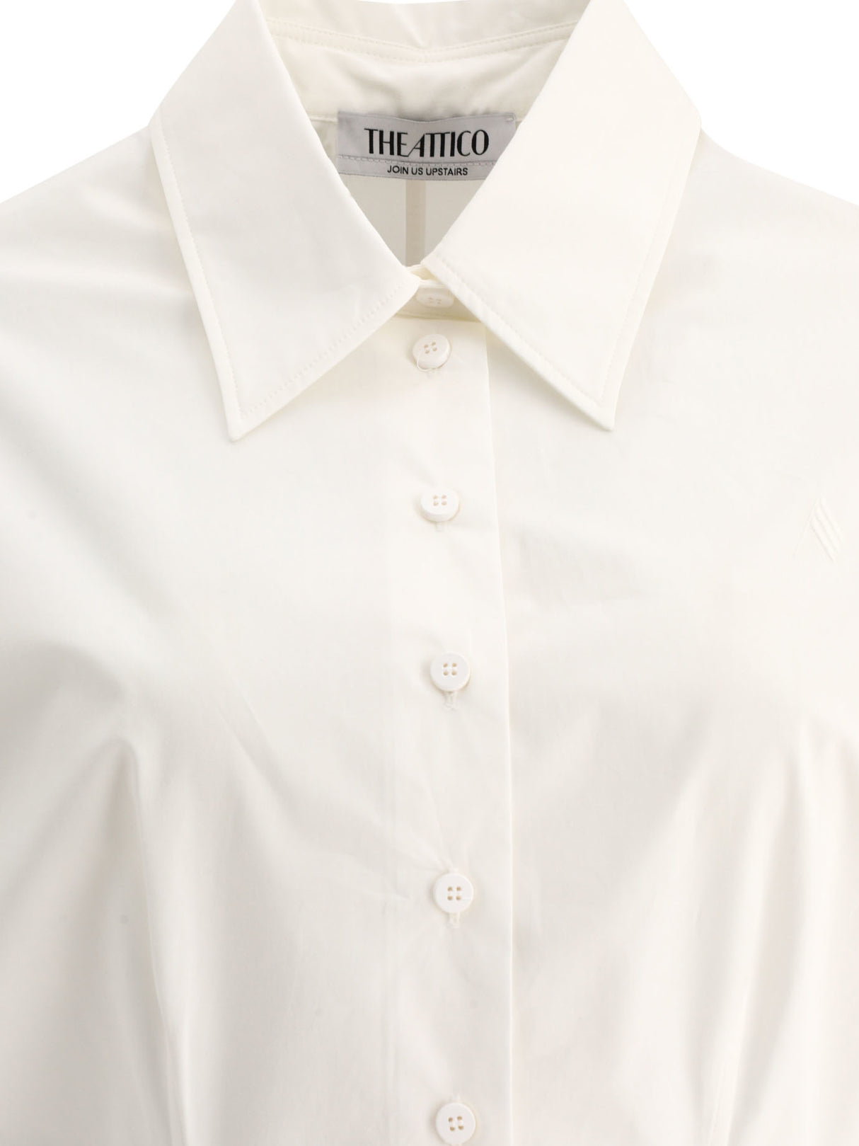 THE ATTICO Asymmetric Cotton Shirt