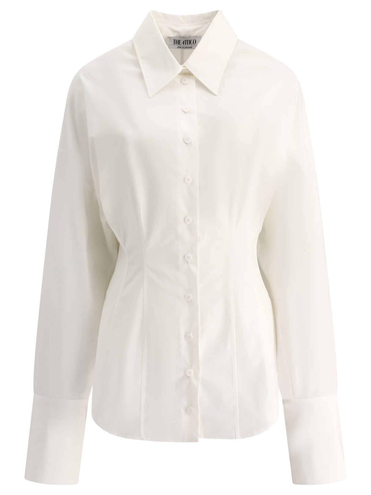 THE ATTICO Asymmetric Cotton Shirt