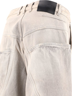 THE ATTICO 24FW Women's Grey Denim Jeans