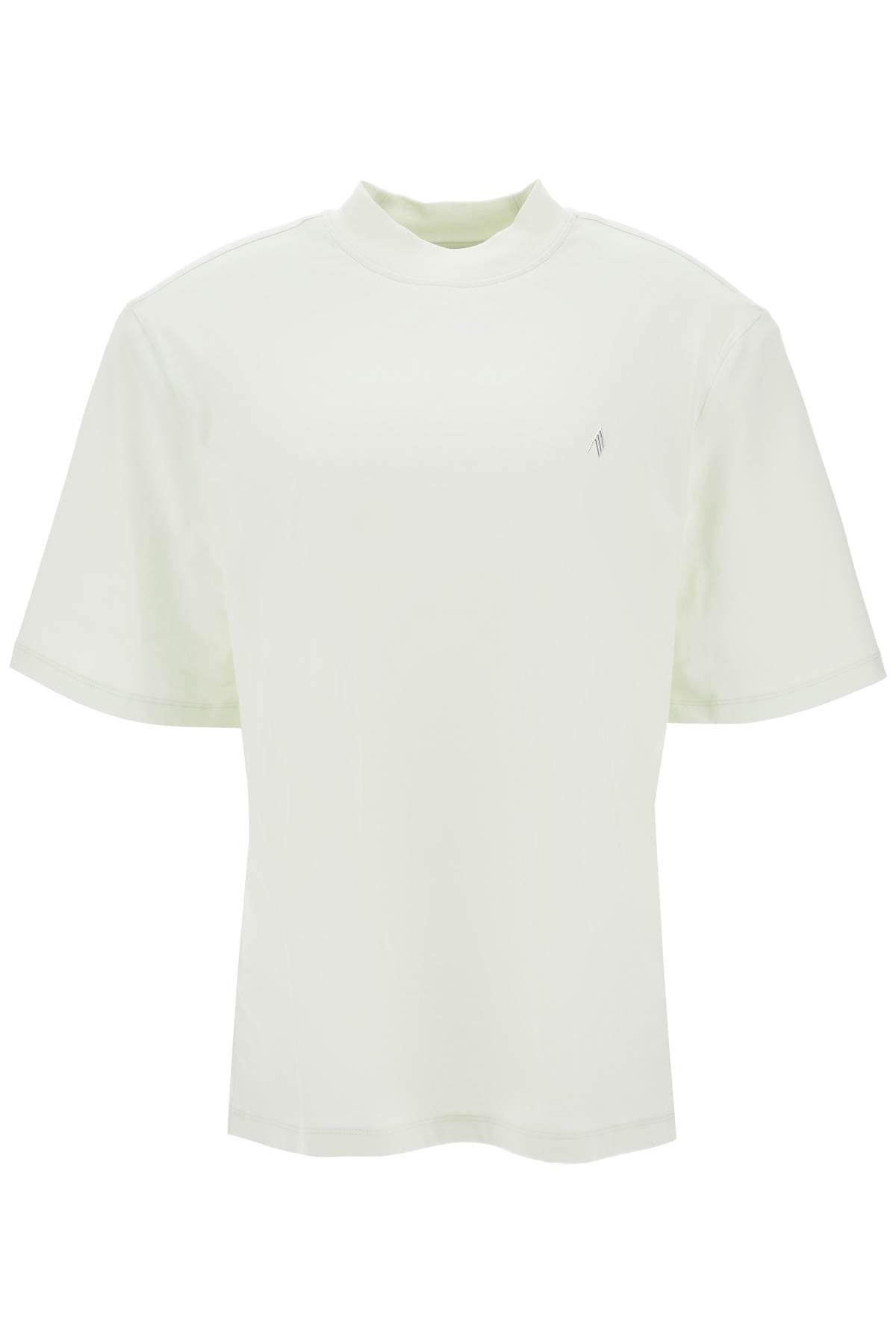 THE ATTICO Maxi Cotton Tee with Padded Shoulders