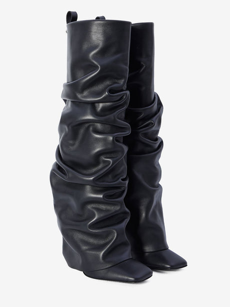 THE ATTICO Sleek Stiletto Heel Tube Boots 10.5cm