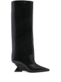 THE ATTICO Chic Leather Knee-Length Boots for Women