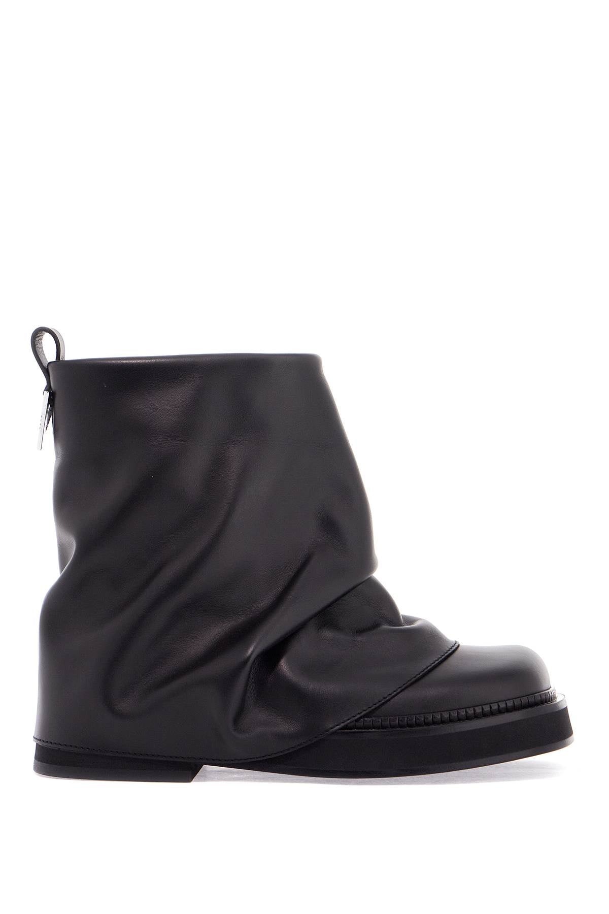 THE ATTICO Mini Slouchy Leather Ankle Boots