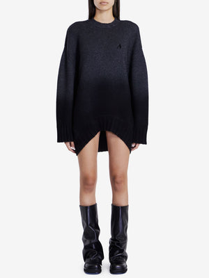 THE ATTICO Chic Wool and Cashmere Mini Dress