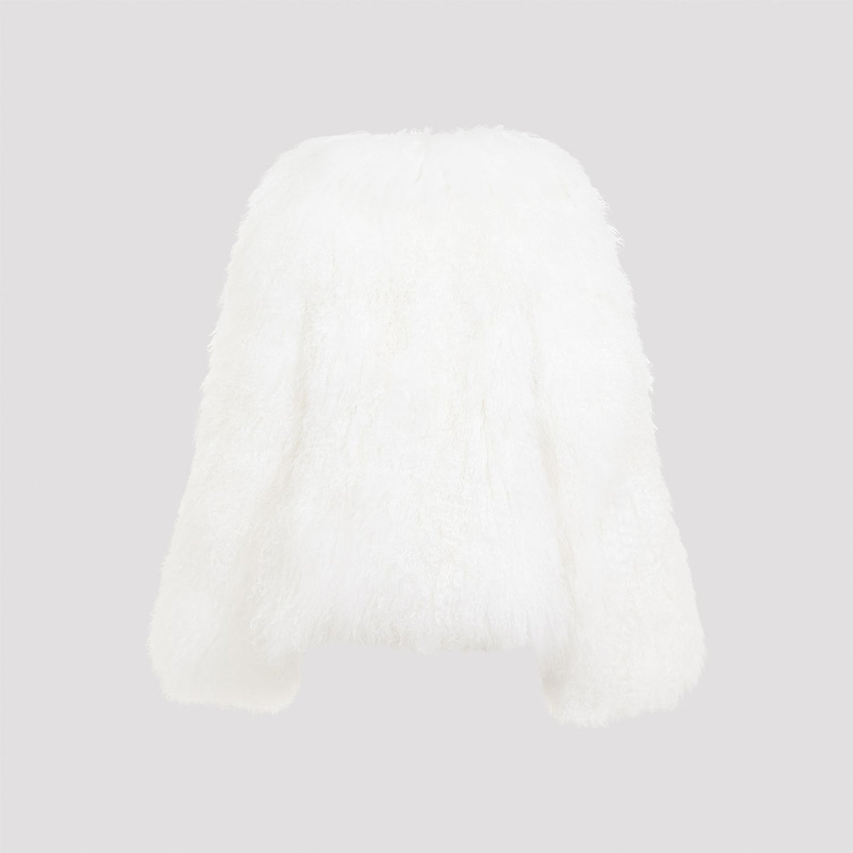 THE ATTICO Mini Luxe Faux Fur Jacket