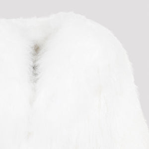 THE ATTICO Mini Luxe Faux Fur Jacket