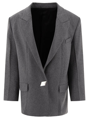 Áo Blazer Tay Dài Rộng