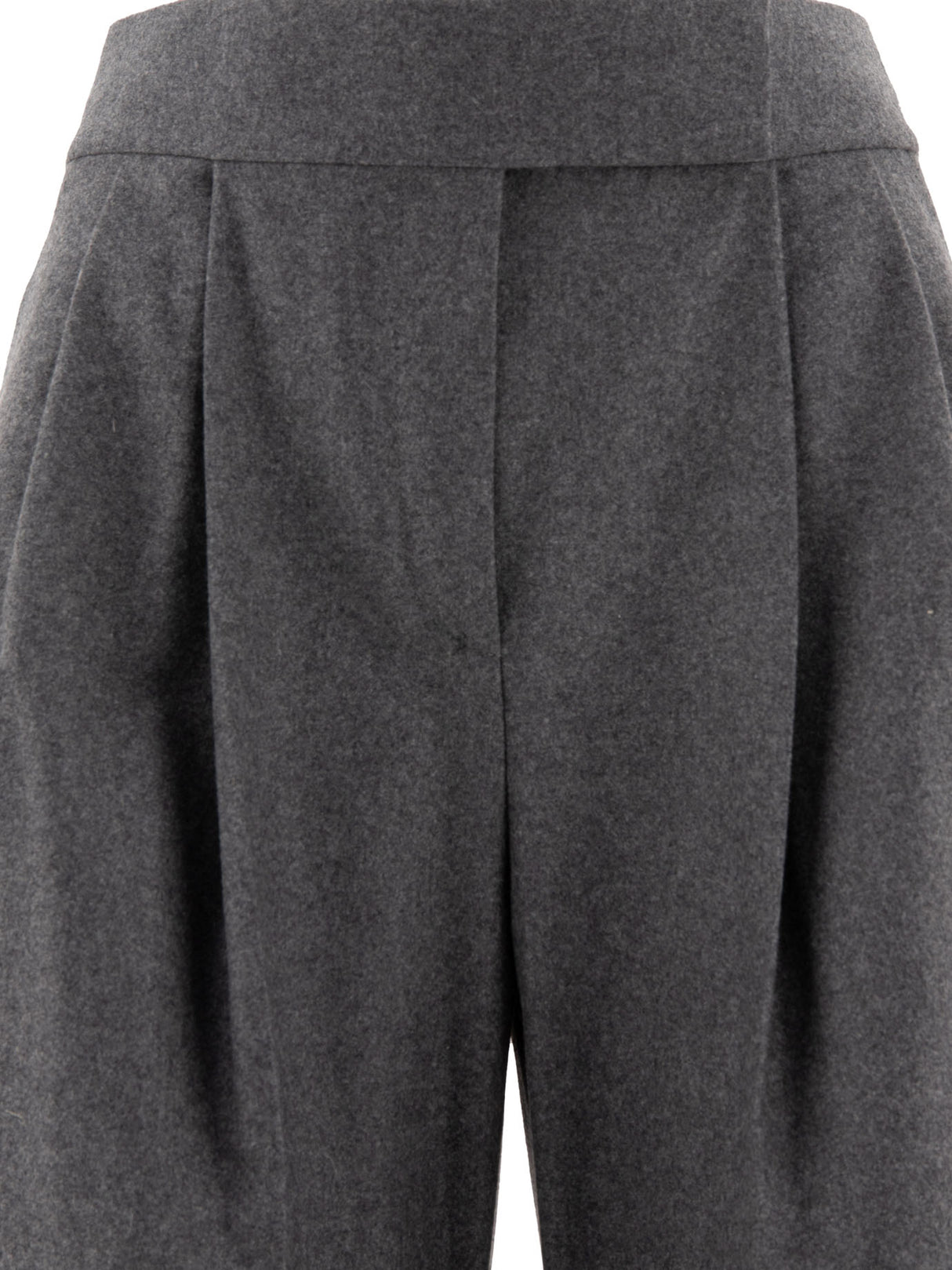 THE ATTICO High-Waist Wool Blend Gary Trousers