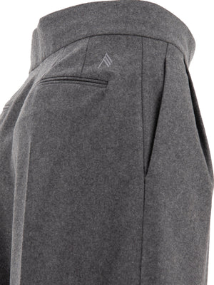 THE ATTICO High-Waist Wool Blend Gary Trousers