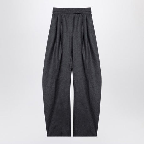 THE ATTICO Chic Wool-Blend Wide Leg Trousers