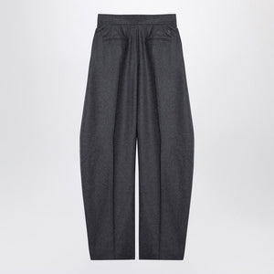 THE ATTICO Chic Wool-Blend Wide Leg Trousers