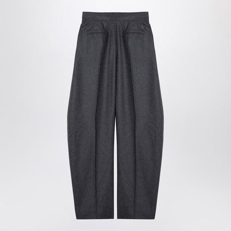 THE ATTICO Chic Wool-Blend Wide Leg Trousers