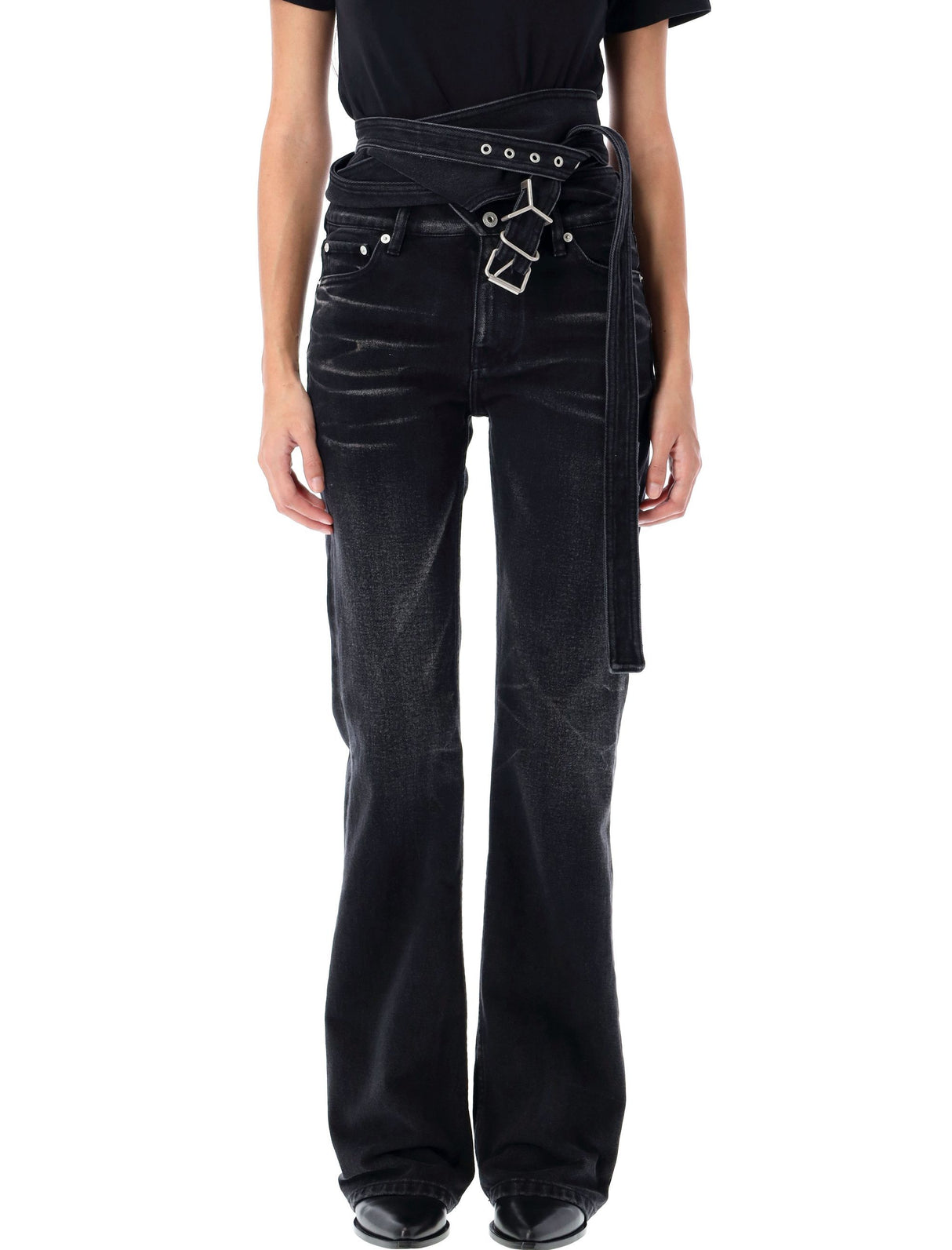 Y/PROJECT WRAP BELT Jeans