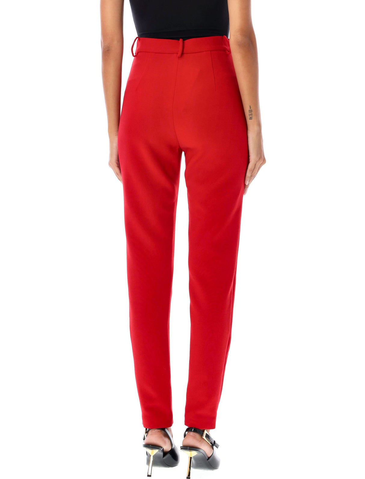 MAGDA BUTRYM High-Waisted Slim-Leg Pants - Size 38