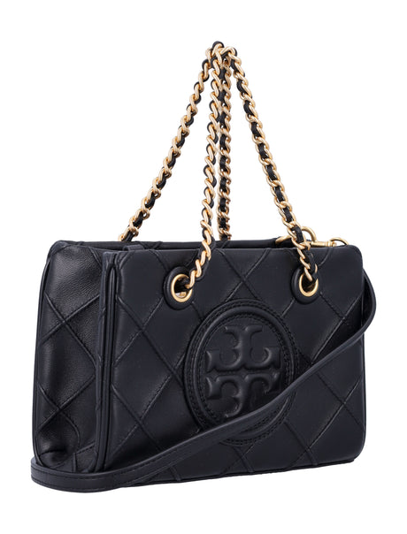 TORY BURCH Mini Chain Quilted Tote Handbag