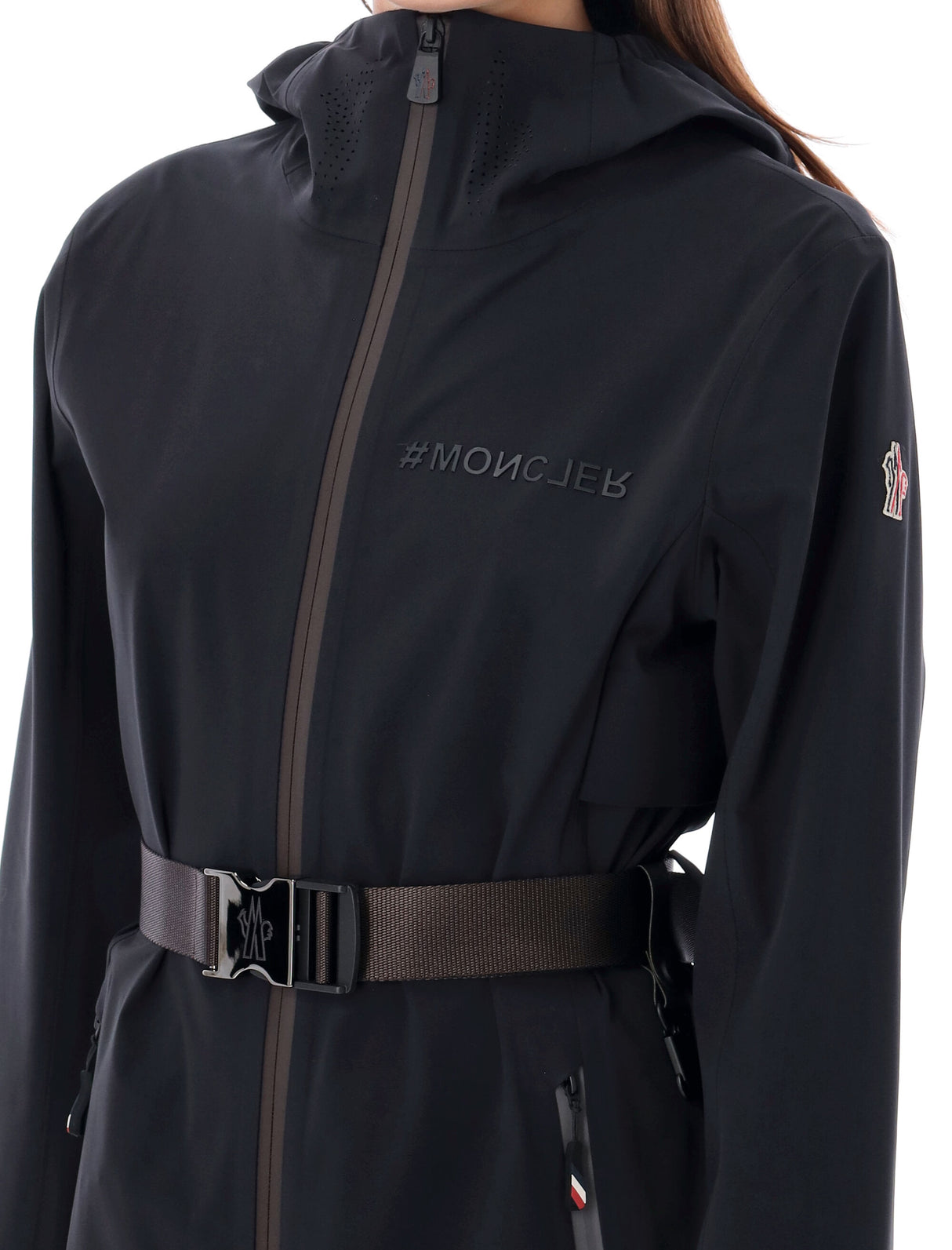 MONCLER GRENOBLE Relaxed Fit Technical Jacket with Adjustable Features - Size 1