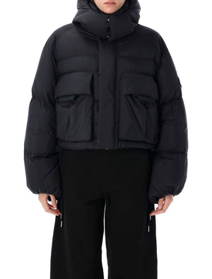 MONCLER GENIUS Women's Mini Hooded Short Down Jacket