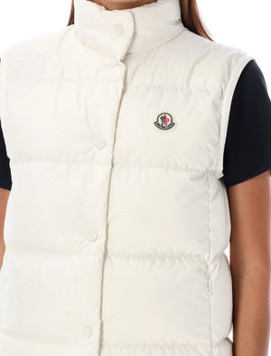 MONCLER Elegant High-Collar Puffer Vest