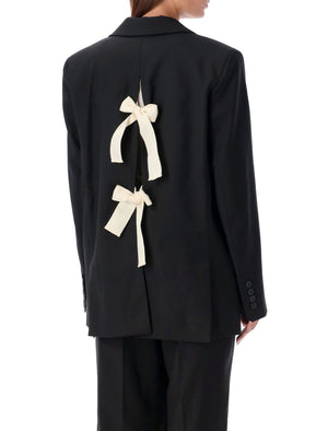 THE GARMENT Elegant Ribbon Back Blazer