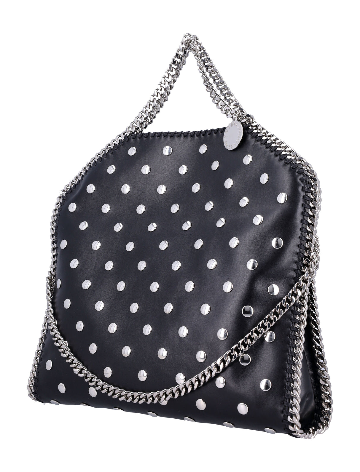 STELLA MCCARTNEY Studded 3 Chains Falabella Handbag - 38cm x 37cm x 9cm