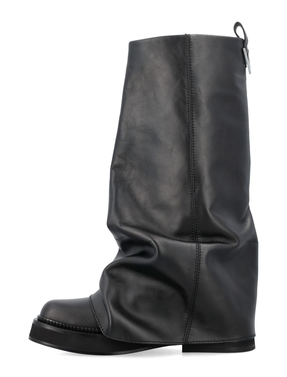 THE ATTICO Chic Combat Robin Leather Boots