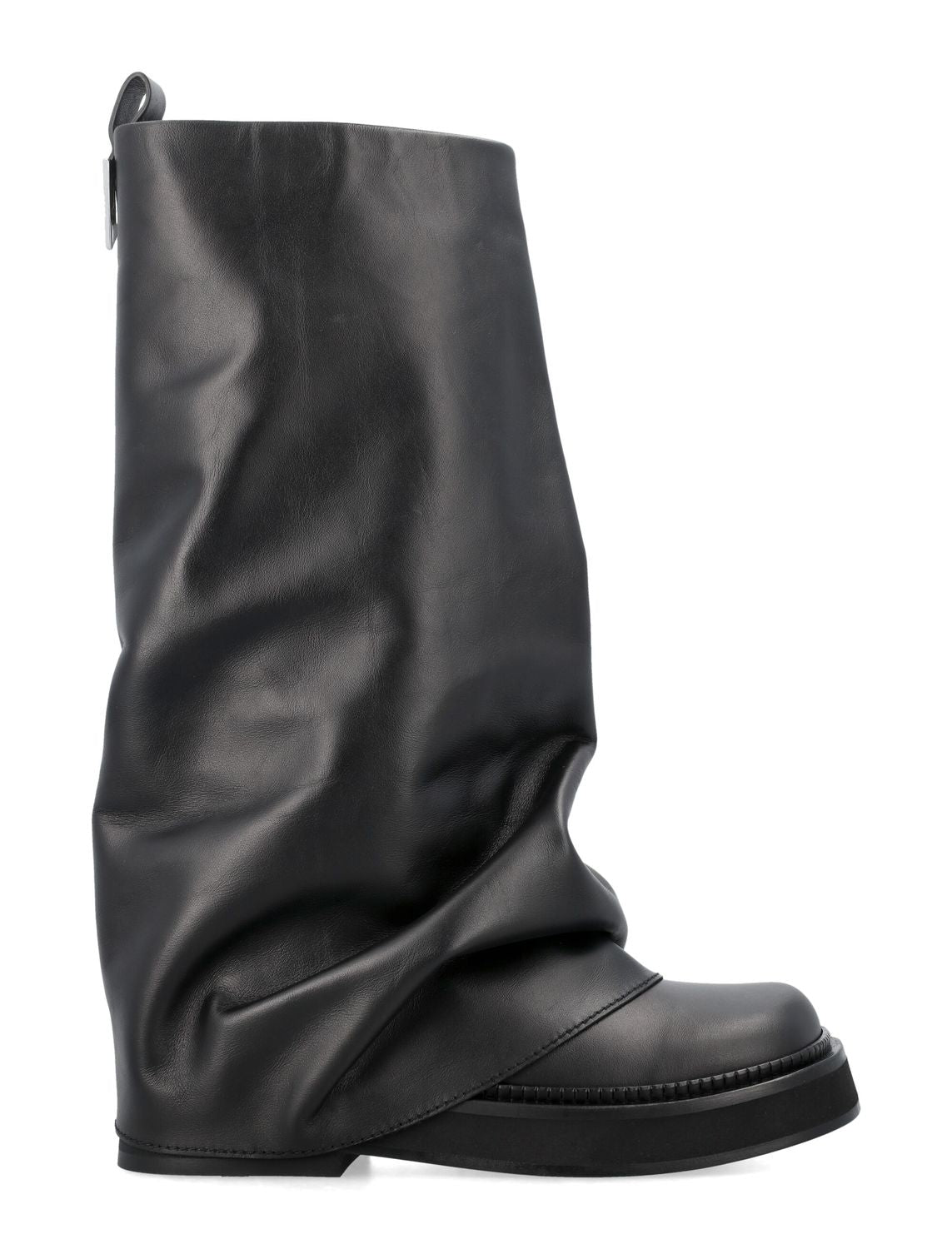 THE ATTICO Chic Combat Robin Leather Boots