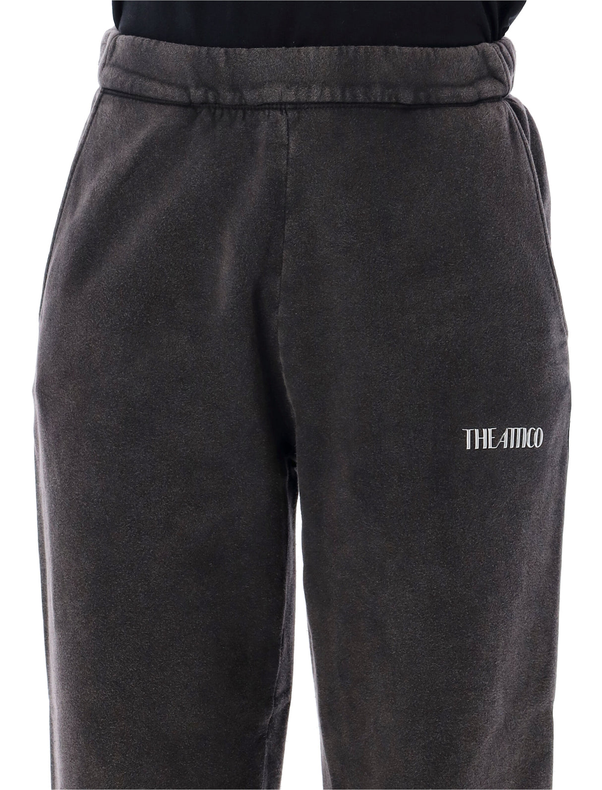 THE ATTICO Chic Black Faded Joggers