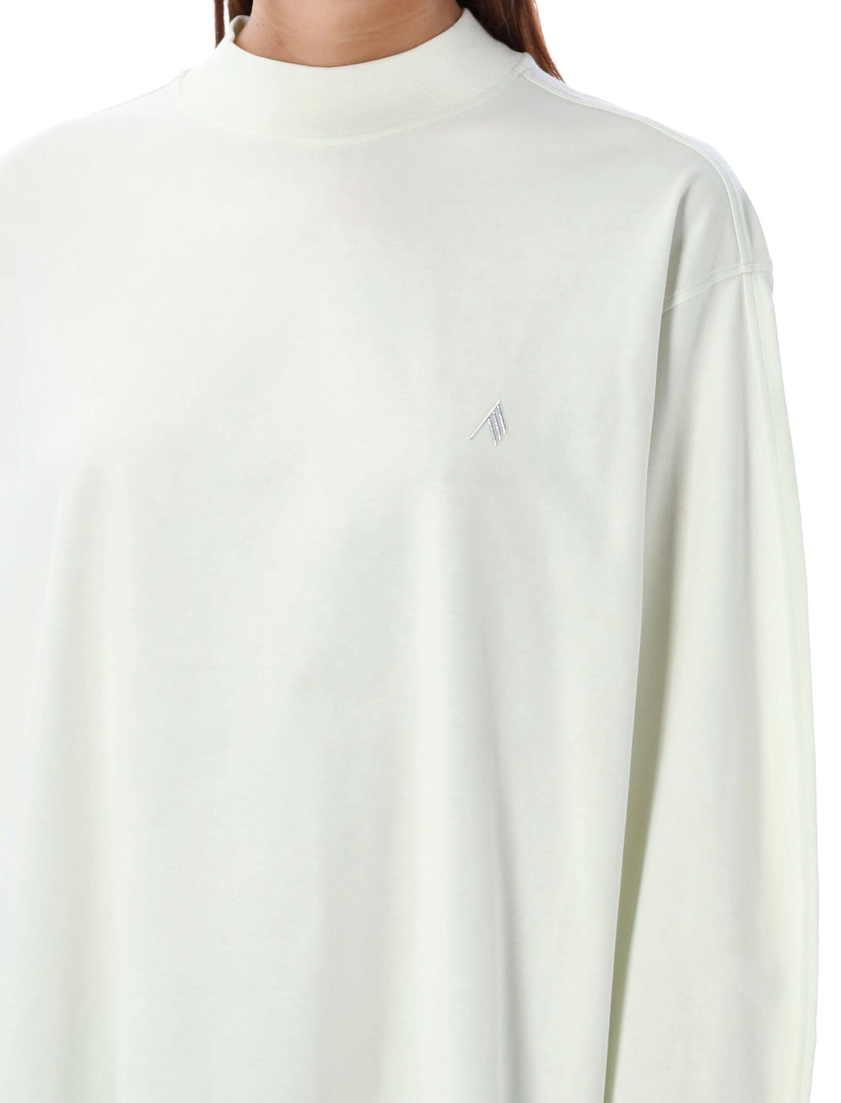 THE ATTICO Ultra-Soft Cotton Long Sleeve Top