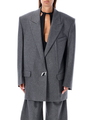 THE ATTICO Chic Oversized Wool Blazer