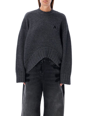 THE ATTICO Oversized Cozy Wool-Cashmere Sweater